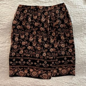 Overlay Skirt Floral Print